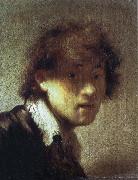 REMBRANDT Harmenszoon van Rijn Self-Portrait as a Young Man Germany oil painting artist